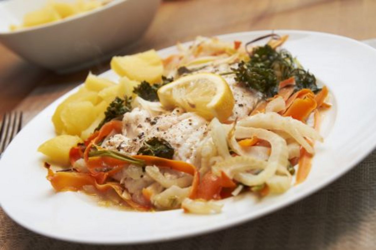 Codfish with Vegetables